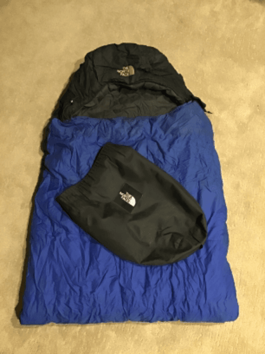 North face shop polarguard sleeping bag