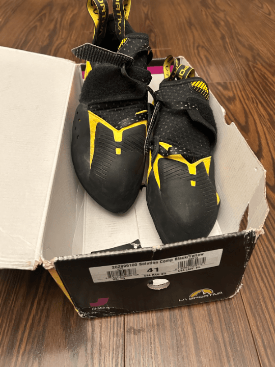 La Sportiva Solution climbing shoes