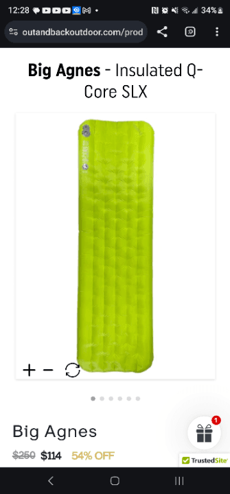 Big Agnes Q-Core Slx Sleeping Pad 