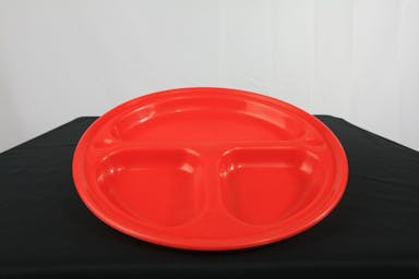 Plastic Camping Plate with Compartments