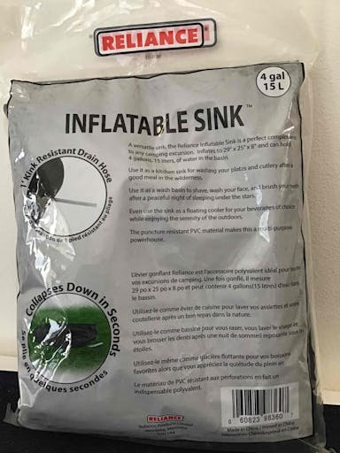 Reliance Inflatable Sink