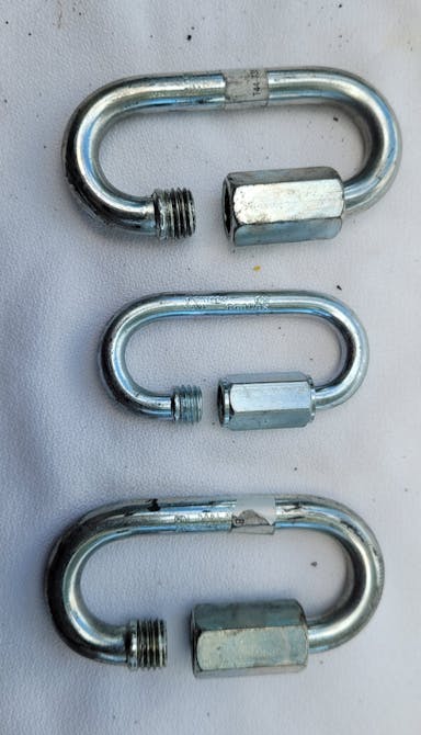 Small Locking Carabiners - Set of 3
