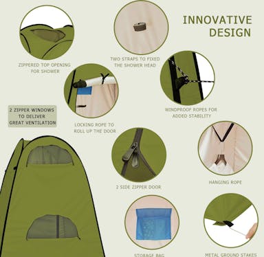 LIVNFUN Privacy Shower Tent  