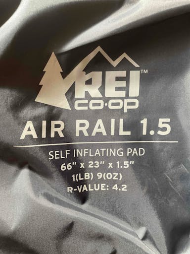  REI Air Rail 1.5 Self Inflating Pad 